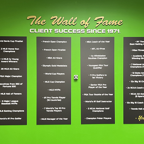 Interior Wall Signage